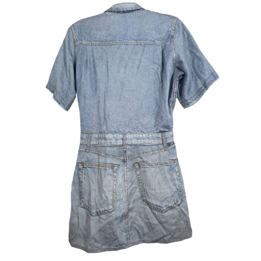 rag & bone Miramar “Sweatpant” Denim Mini Dress - Picture 4 of 9
